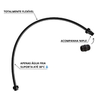 Engate Mangueira Flexível Para Descarga 50cm X 1/2" Preto | A